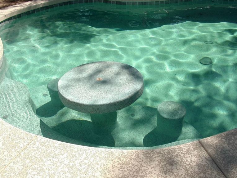 Example of a trendy pool design in Phoenix