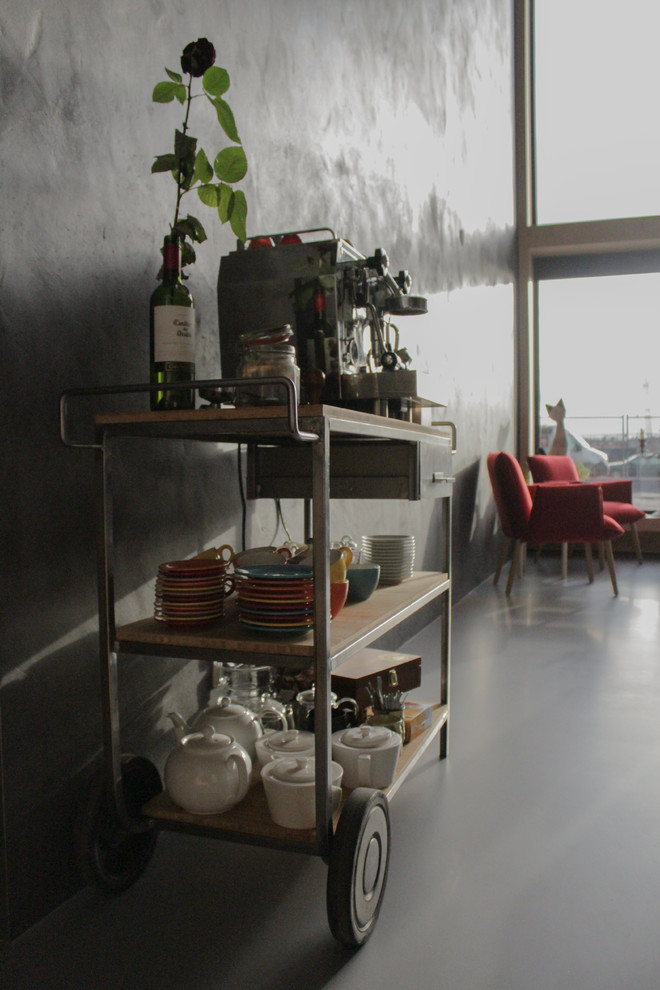 This is an example of an industrial kitchen in Amsterdam.