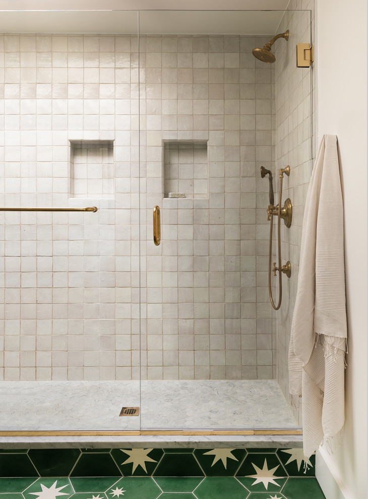 Olympic Manor Mid-Century - Eclectic - Bathroom - Seattle - by Heidi ...