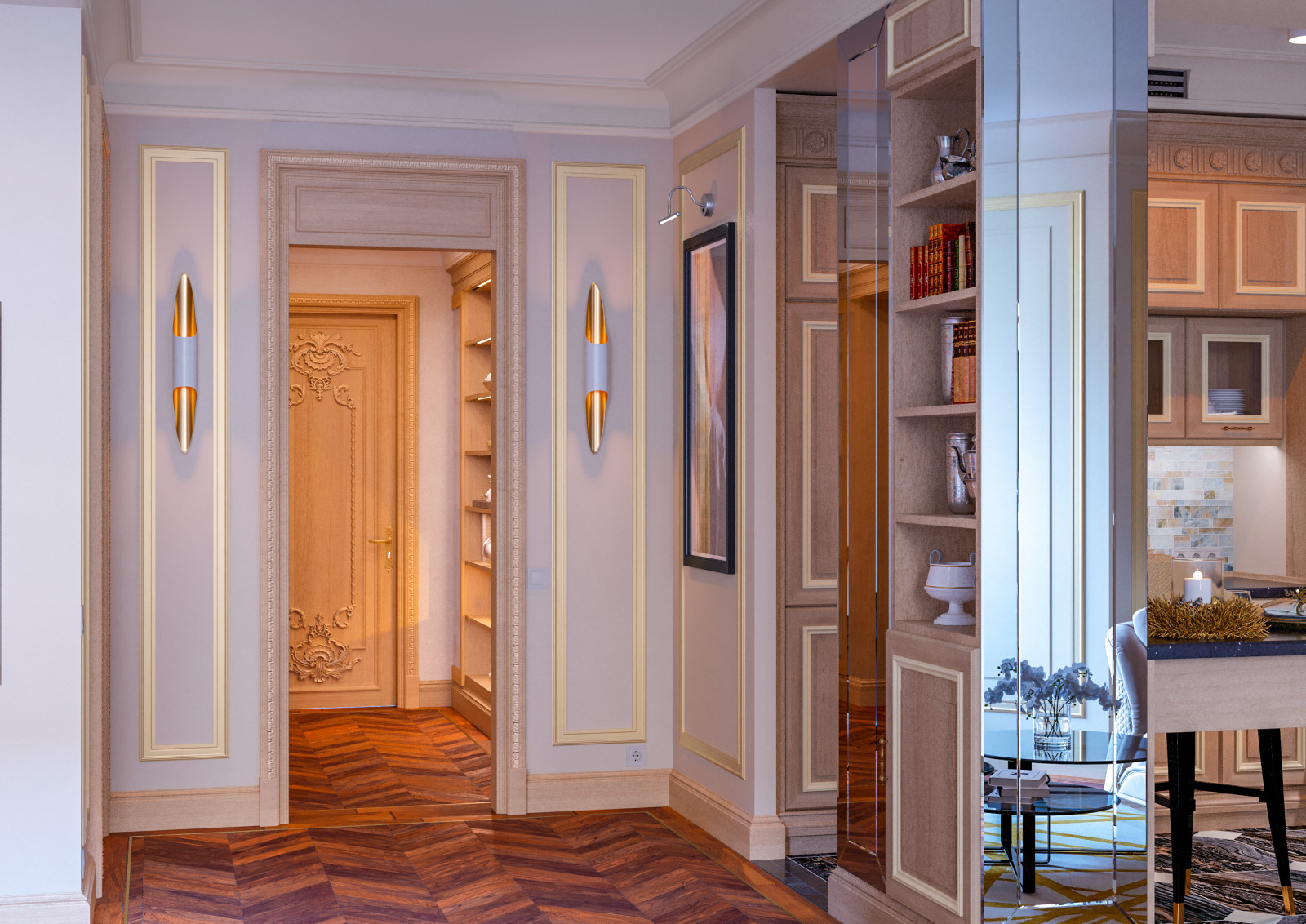 Дизайн евродвушки в ЖК Гранвиль