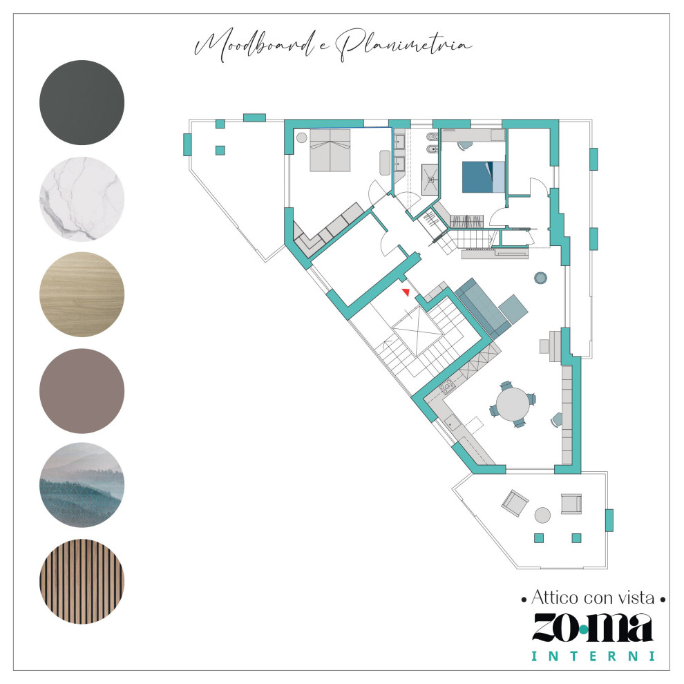 Attico con vista - 170mq