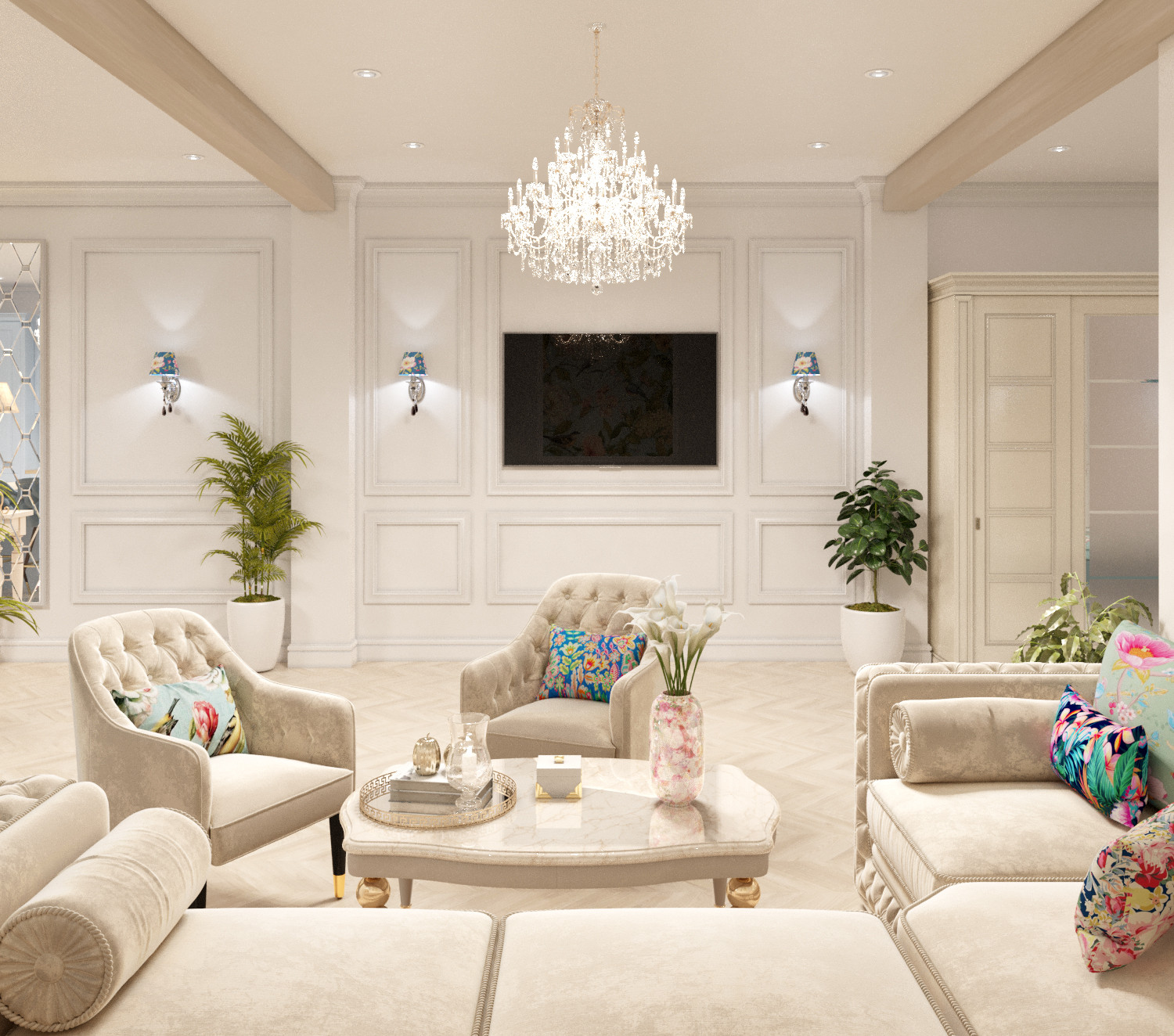 Interior Design in provice style