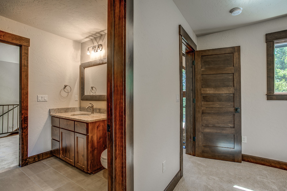 Home design - rustic home design idea in Seattle