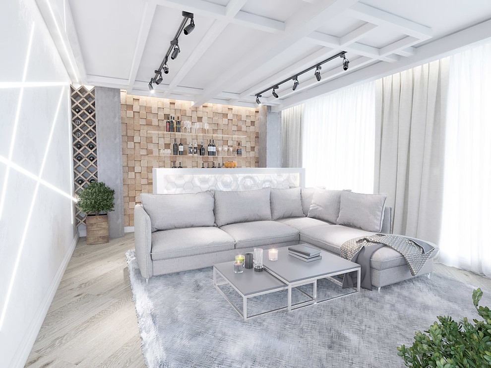 Интерьер двухуровневой квартиры