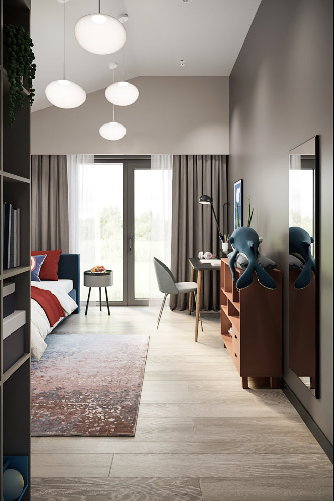 Дизайн интерьера дом 71 м² фьюжн Ольховка Кантри Клаб