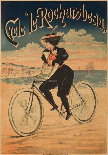 Cycles Fernand Clement 1895 French Bicycle Vintage Poster Print Cycling Advert
