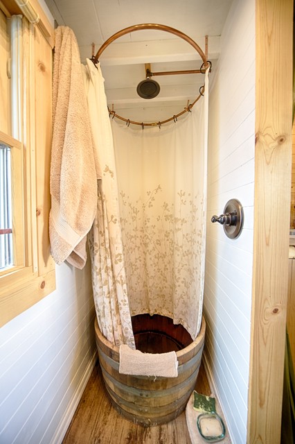 Our Tiny Tack House Rustic Bathroom Seattle By The