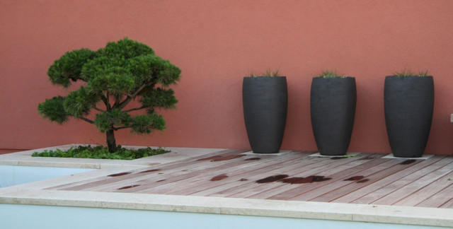 Poolterrasse trendy-pool