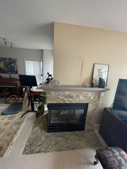 Fireplace redesign. coastal-living-room