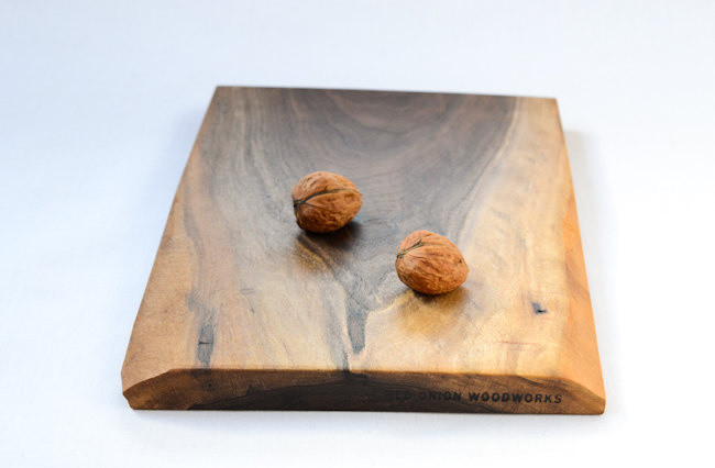Wood Cutting Board, Natural Edge by Red Onion Woodworks