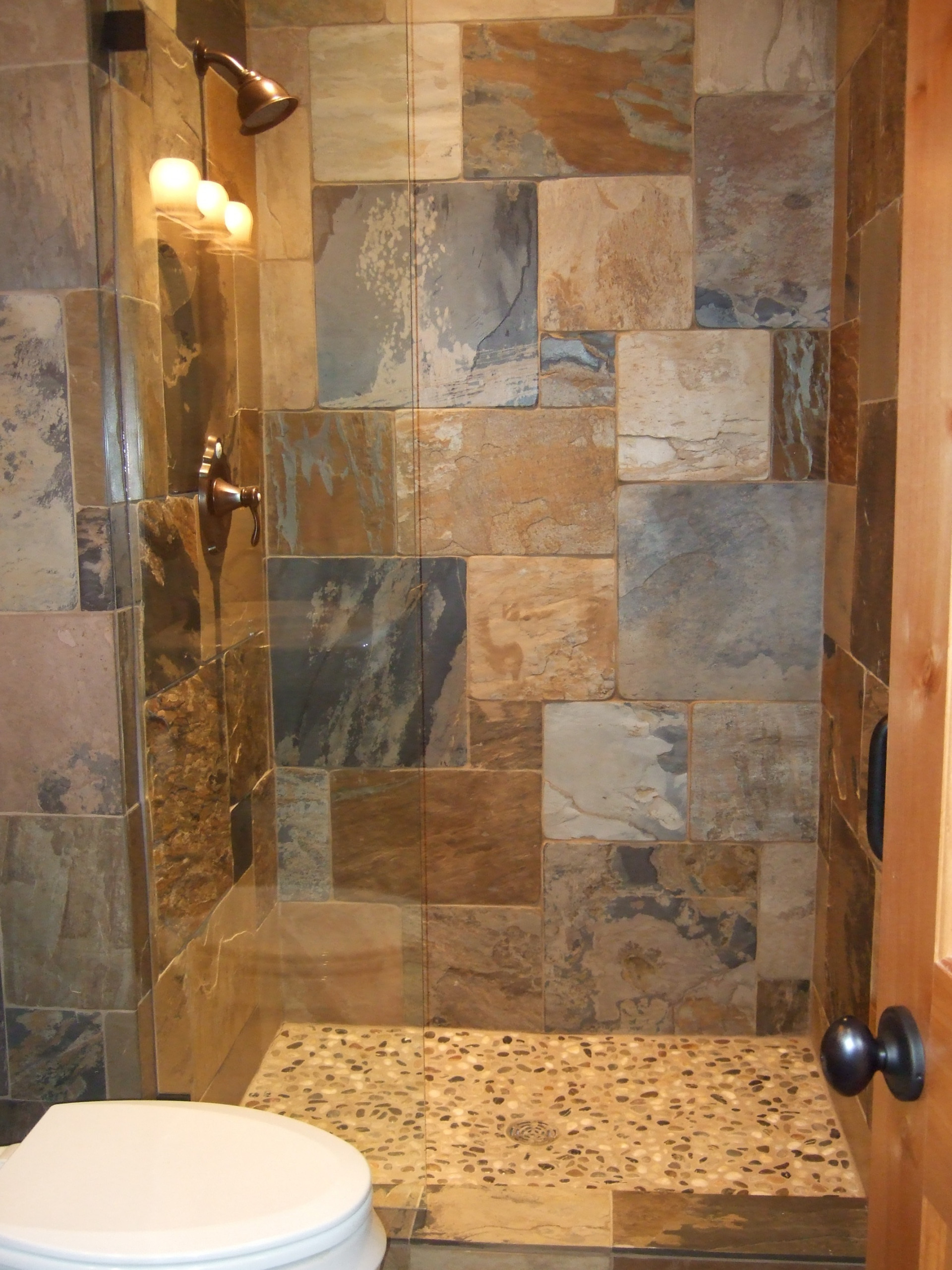 Bathroom in mud room area.