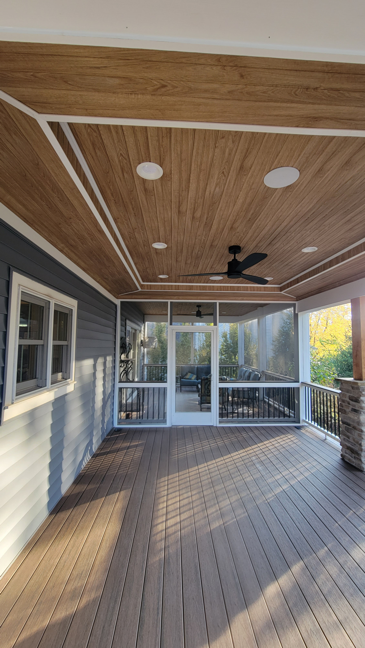 New Deck and Screened-In-Porch