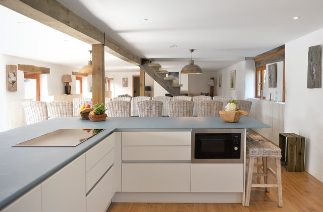 Glass work top country-kitchen