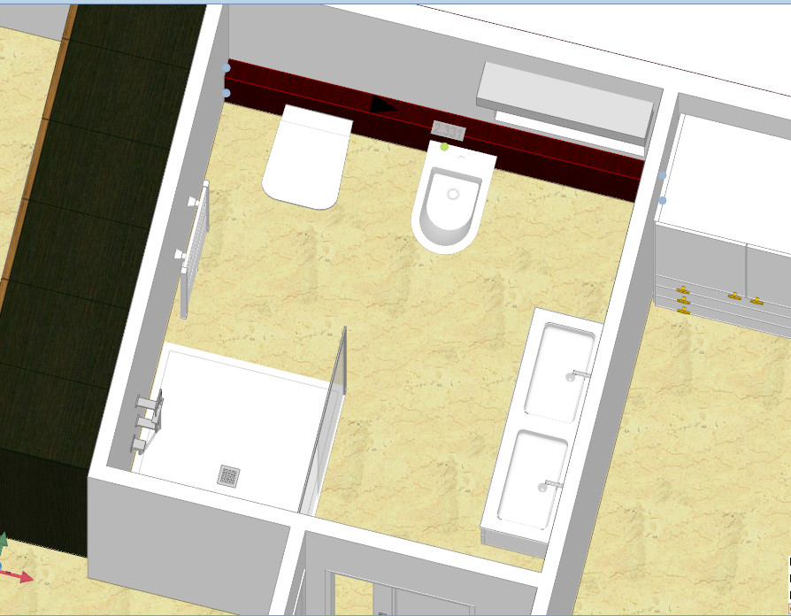 Progetto in 3D: spostando la lavatrice (e aggiungendo l