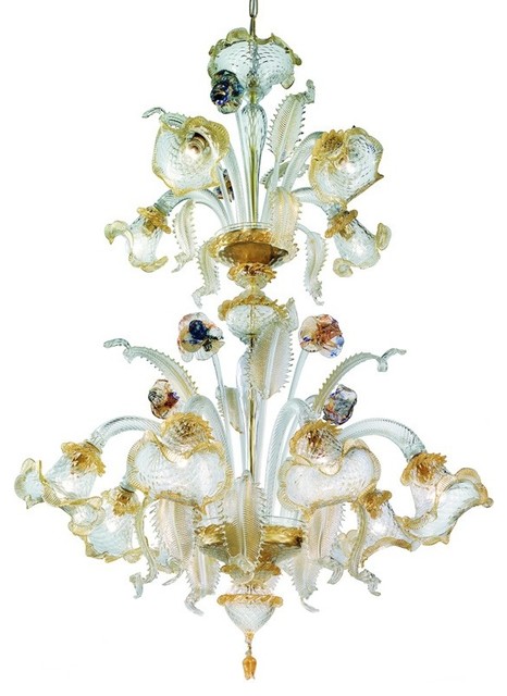 Canal Grande 2-Tier Murano Glass Chandelier