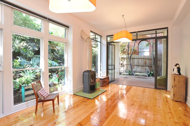 Contemporary Living Room eclectico-salon