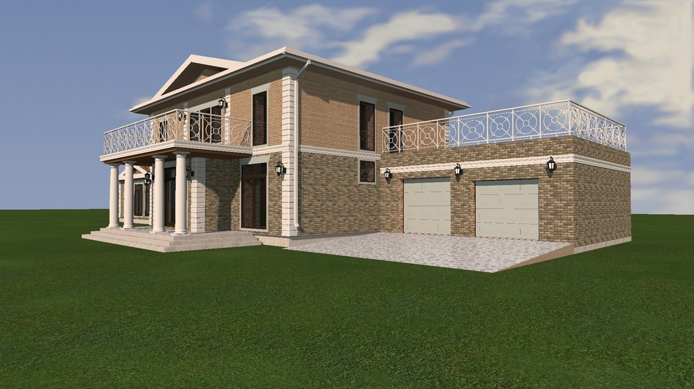 Дом с гаражом и баней РП