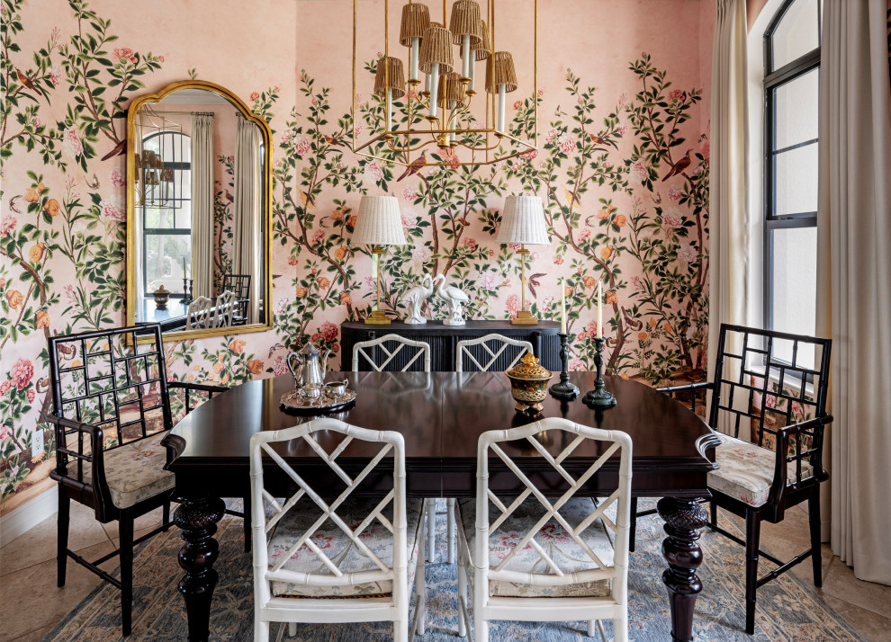 Modern Comforts, Old Florida Style - Transitional - Dining Room - Miami ...