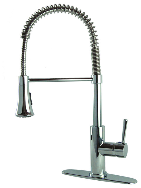 Modern European Residential Spring Pull Down Kitchen Faucet Modern European Residential Spring Pull Down Kitchen Faucet Contemporary Faucets By Italia Inc