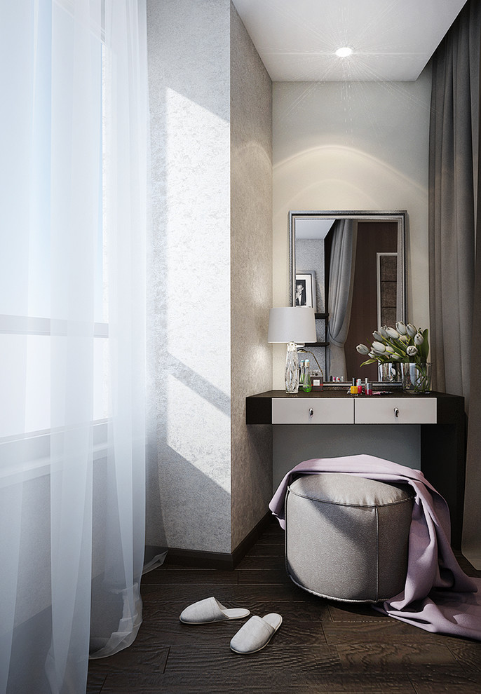 The apartment interior in the style Contemporary