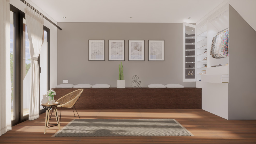 Attic Design - Walk in Closet - CGI