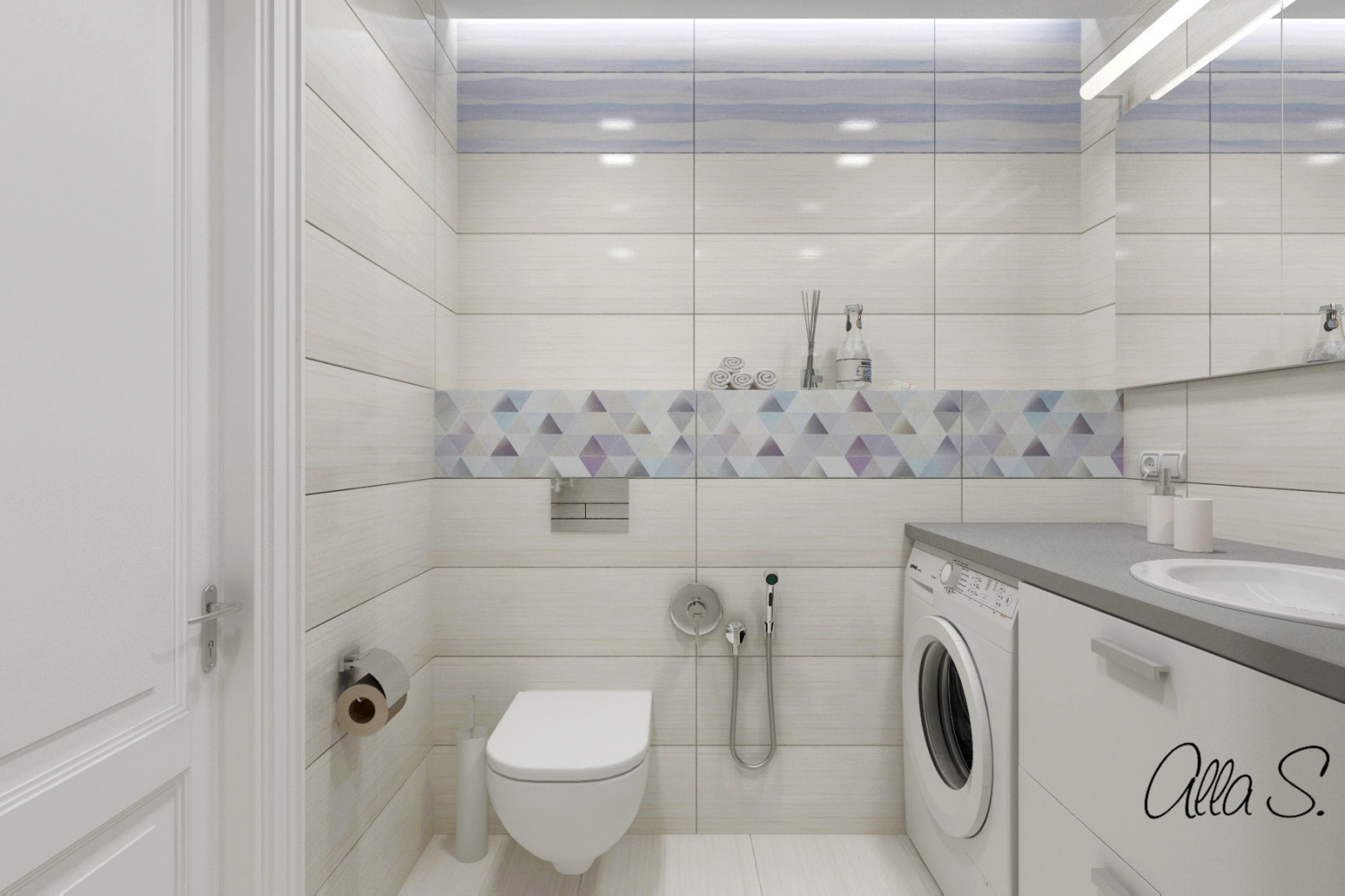 Ванная комната светлая