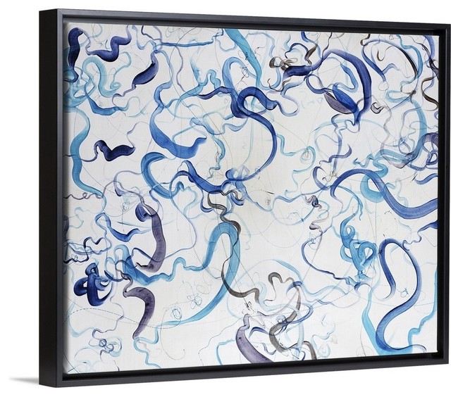 "Custom Scribble" Floating Frame Canvas Art, 26"x22"x1.75"
