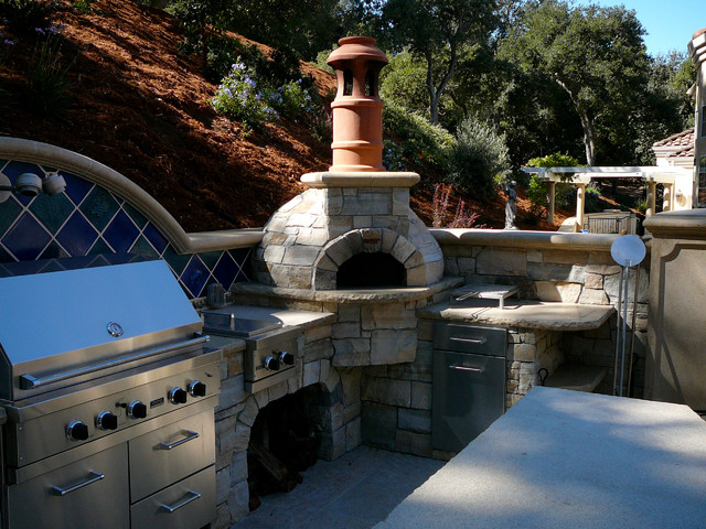 Outdoor Dome Roof Wood Fired Pizza Ovens Eklektisch