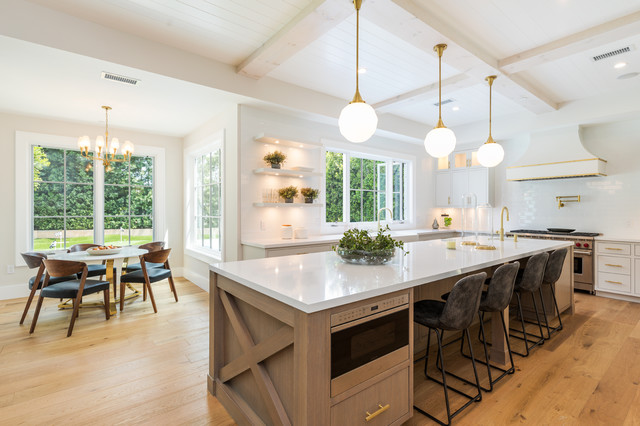 Transitional Mid-Sized Home clasico-renovado