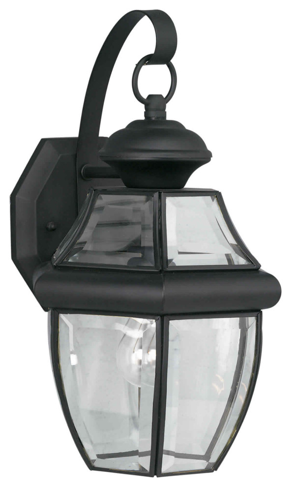 Forte Lighting 1201-01 Outdoor Wall Sconce - Black