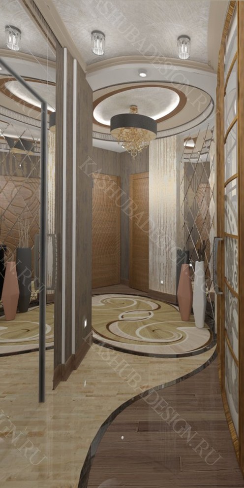 квартира с современным интерьером