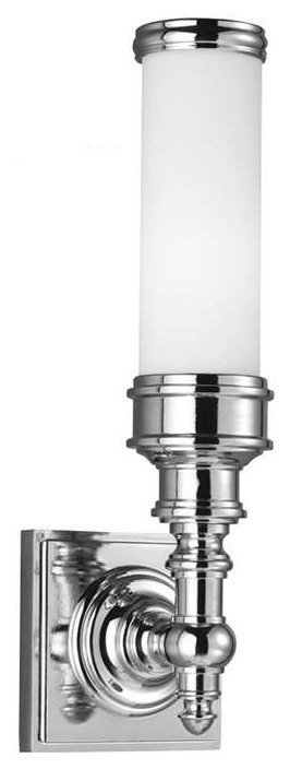 Murray Feiss VS49001-PN Payne Ornate 1 Bulb Polished Nickel Vanity Strip