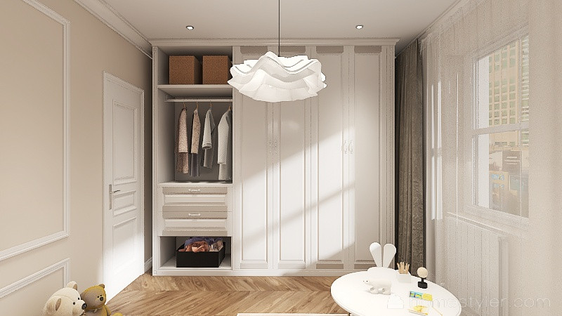 Проект  для молодой семьи в стиле неоклассика