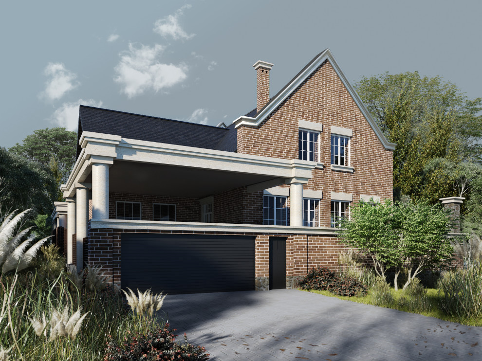 Дом с мансардой