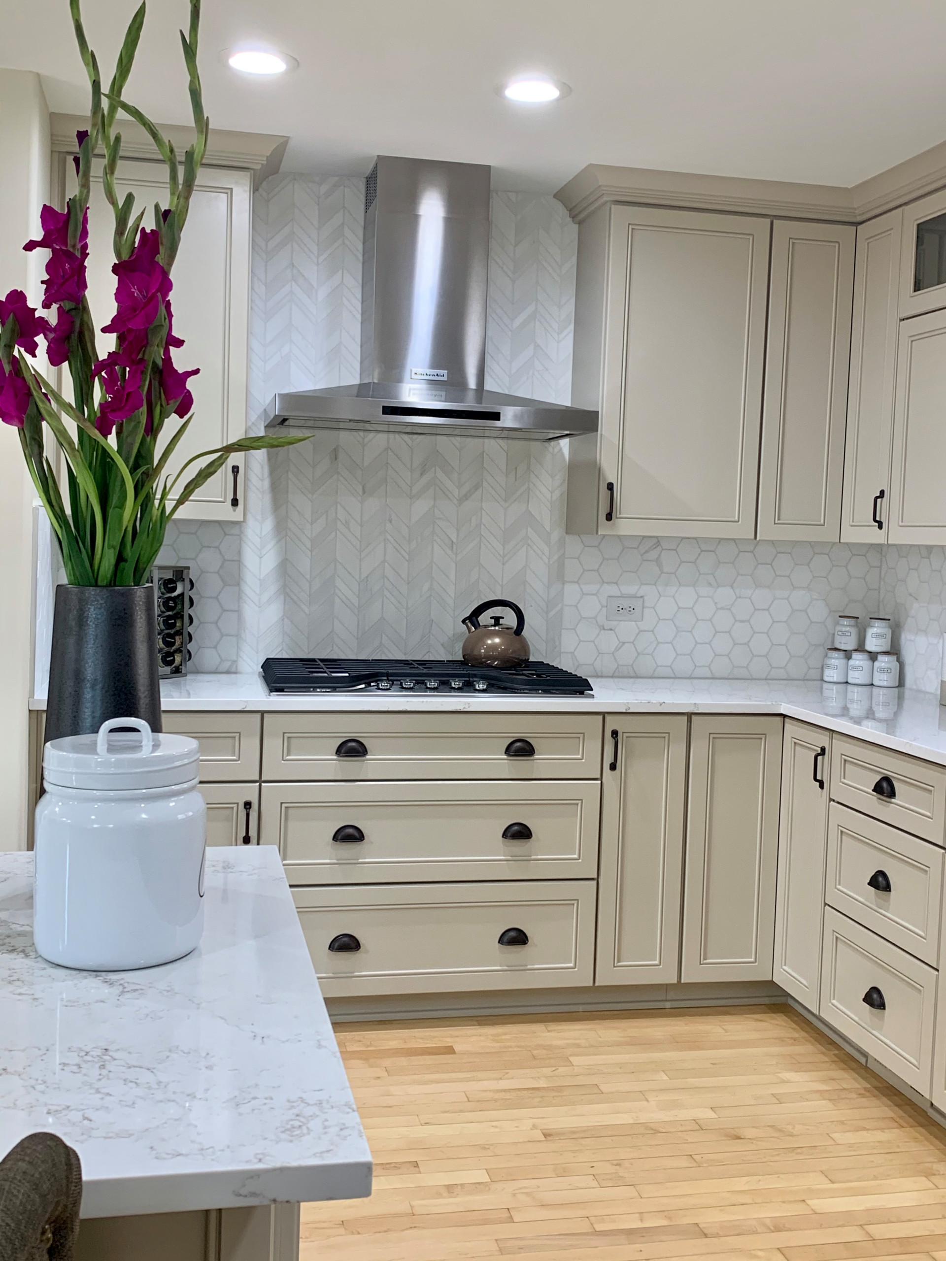 Creamy Dream Kitchen and Soothing Master Bath