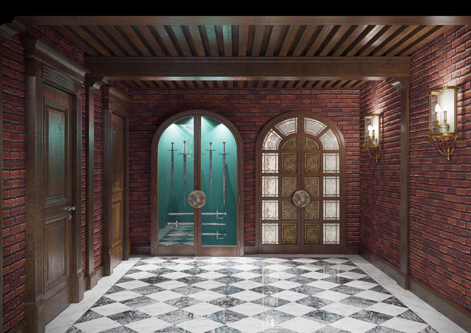 Интерьеры старинного дома 3200 кв метров в Австрии