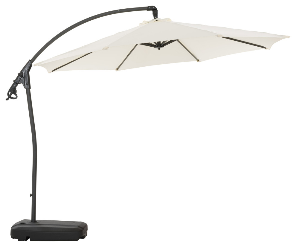 CorLiving 9.5' Cantilever Patio Umbrella Contemporary Outdoor
