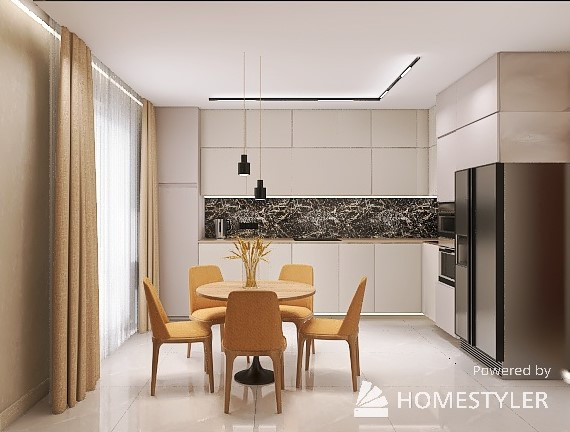 Проект 2-х комнатная квартира 81 м2 для семьи с тремя детьми. Стиль современный