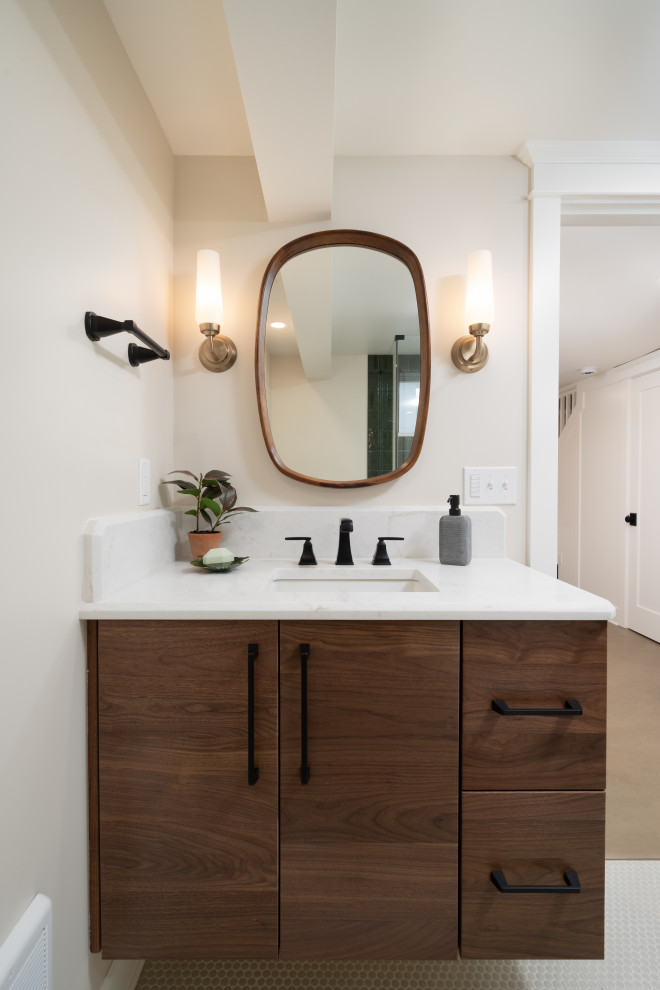 Rose City Park Basement Remodel - Transitional - Bathroom - Portland ...