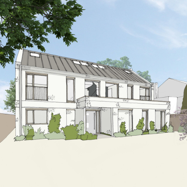 Levels House contemporary-exterior