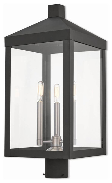 3 Light Outdoor Post Top Lantern Transitional Lights By 3 Light Outdoor Post Top Lantern Transitional Lights By Designer Lighting And Fan