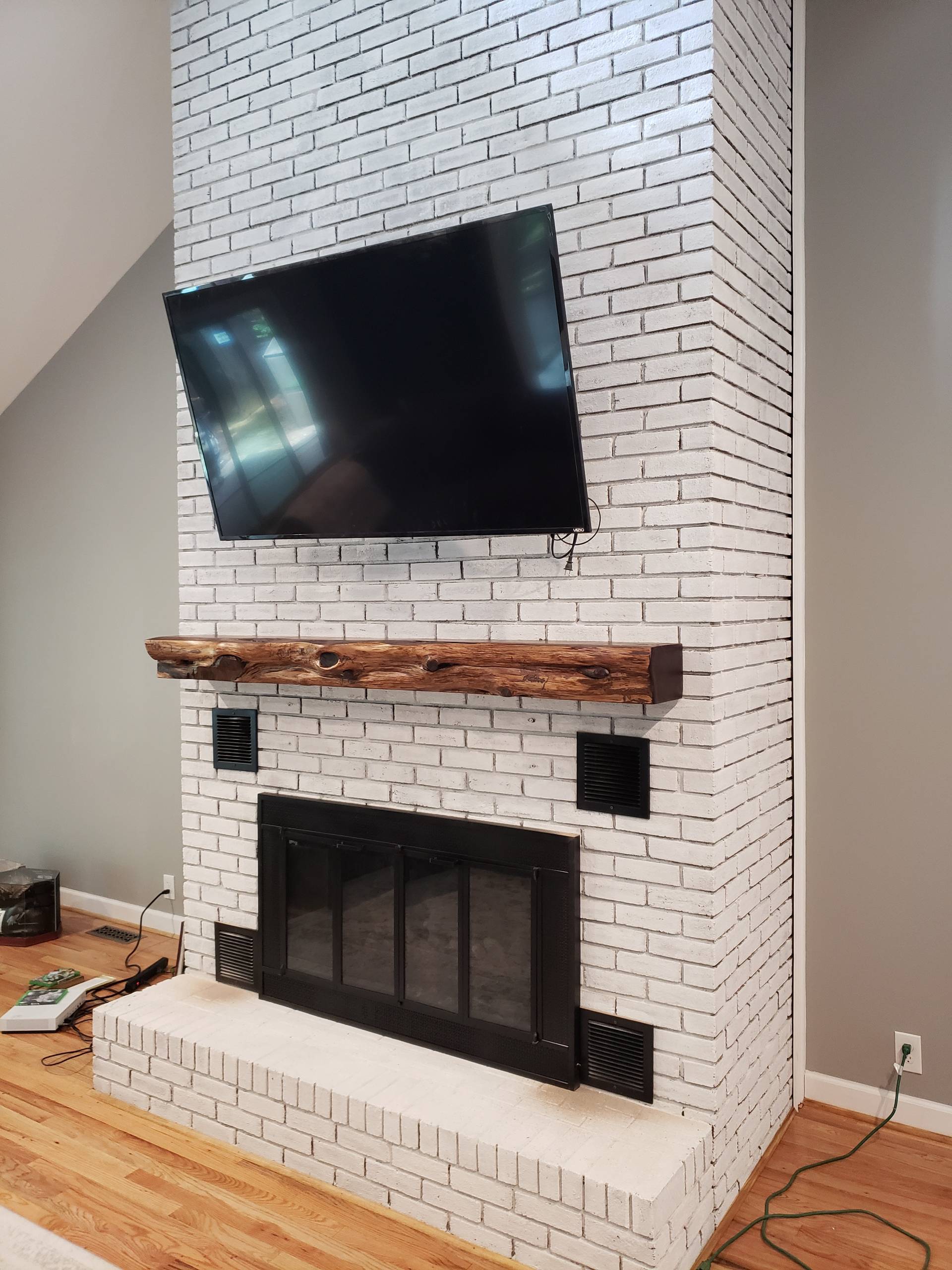 Custom Solid Beam Mantels