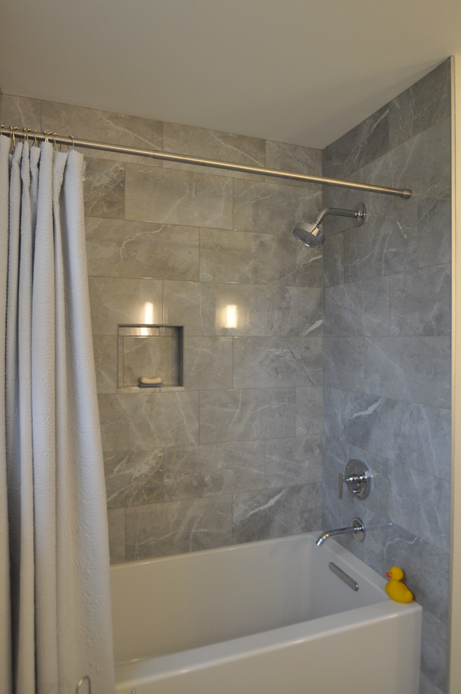 Grey and White Bath- Project 4249