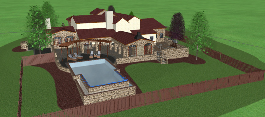 3D Site Plan Rendering