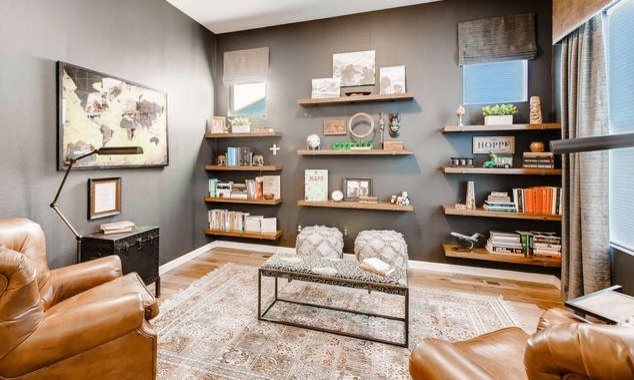 Transitional home design photo in Denver