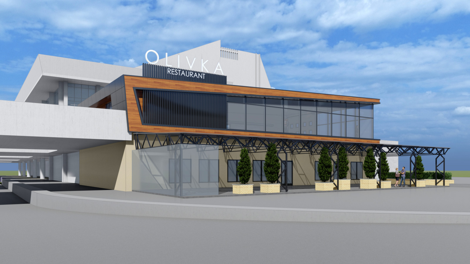 Кафе Оливка. 2 этаж