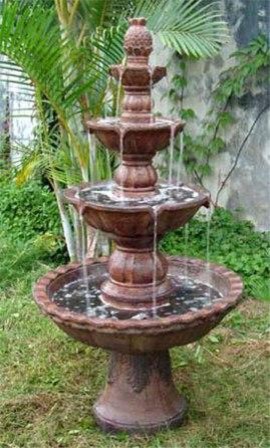 Outdoor Classics 4-Tier Pineapple Fountain