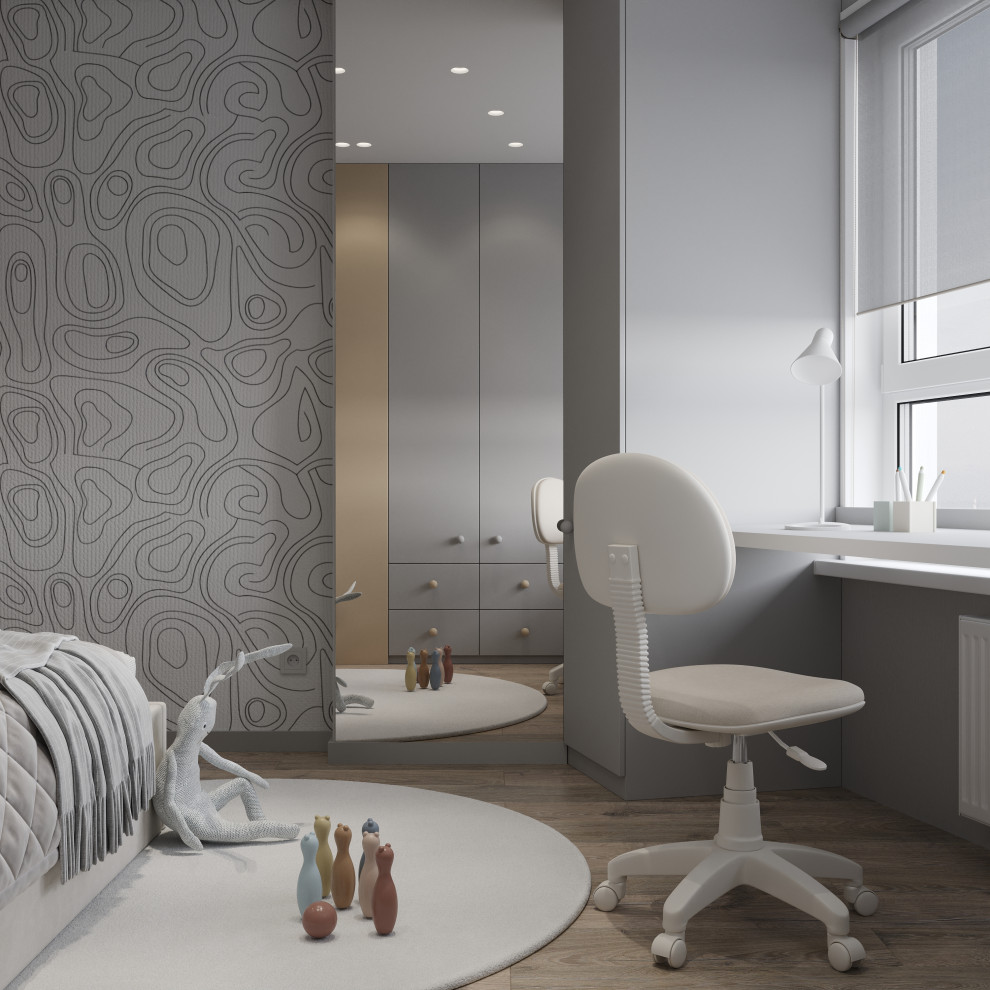 Проект квартиры для молодой семьи в Екатеринбурге.