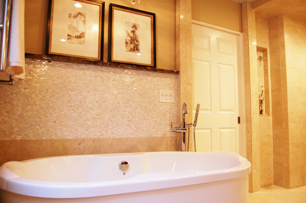 Bathroom - transitional bathroom idea in Raleigh