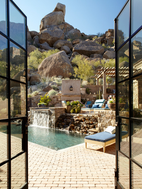 Traditional middelhavsstil-pool